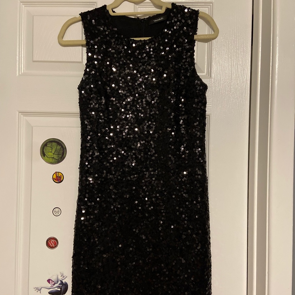 Tahari beaded dress